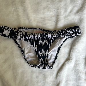 Victoria's Secret black white Bikini Bottom